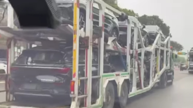 Pengiriman mobil listrik BYD