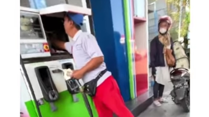 Petugas SPBU diduga melakukan kecurangan