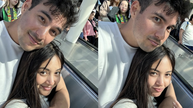 Aurelie Moeremans dan pacar.