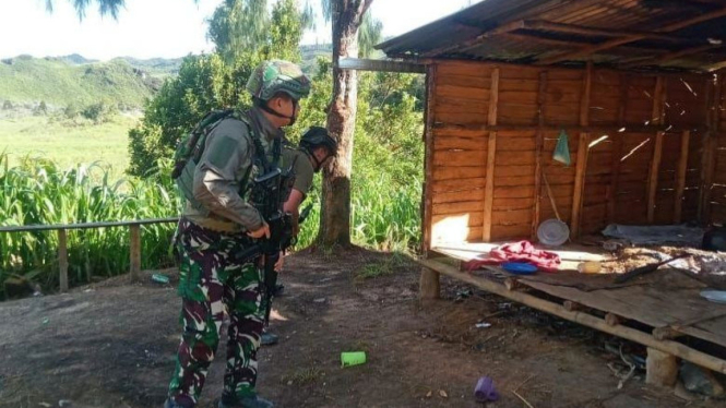 VIVA Militer: Pasukan Yonif 527/BY di Markas OPM