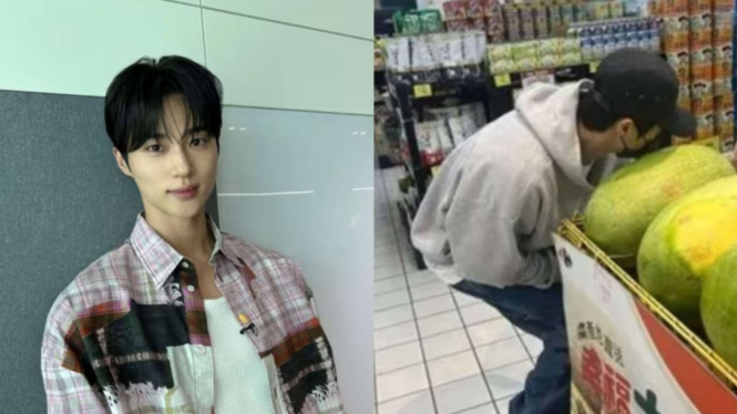 Byeon Woo Seok Bikin Gemas Penggemar dengan Foto Selfie Bersama Semangka 