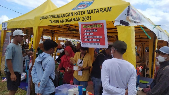 Stand UMKM di MXGP Selaparang 2023 lalu (Satria)