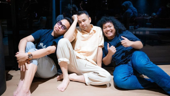 Aan, Raffi Ahmad dan Marshel Widianto