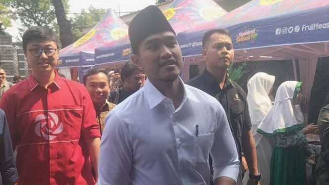 Ketua Umum PSI Kaesang Pangarep di Kantor Muhammadiyah DKI Jakarta, Jumat, 21 Juli 2024.