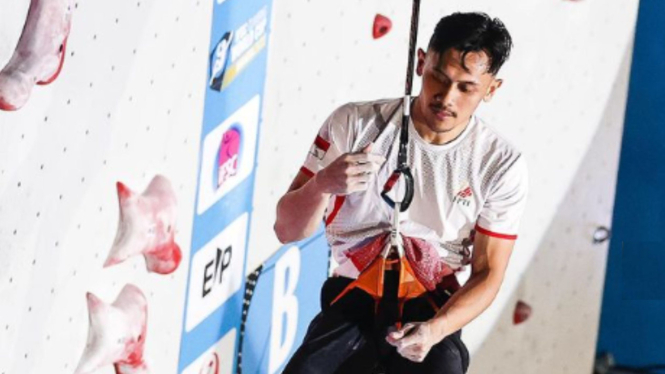 Atlet panjat tebing (climber) Indonesia, Veddriq Leonardo