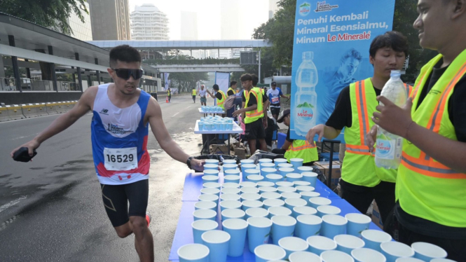 Peserta Jakarta Internasional Marathon 2024