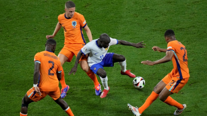 N'Golo Kante bersama Timnas Prancis di EURO 2024