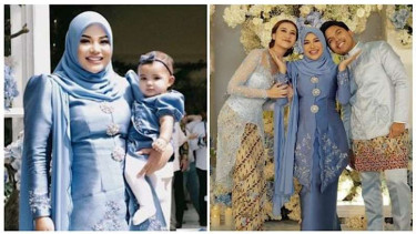 Gaya Aurel Hermansyah di lamaran Thariq-Aaliyah