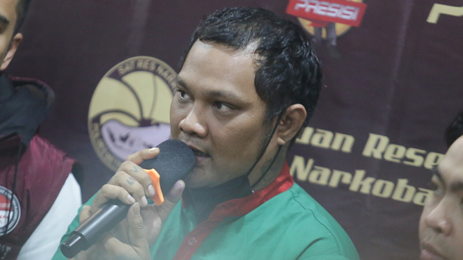 Virgoun, Rilis Terkait Narkoba di Polres Metro Jakbar