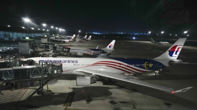 Pesawat Maskapai Malaysia Airliness (Doc: AP Photo)