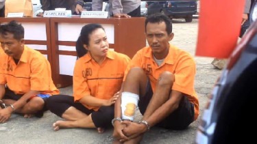 Polres Lampung Timur menangkap pasutri mencuri motor
