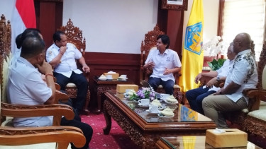 Audiensi pengurus Akuatik Indonesia dengan Pj.Gubernur Bali 