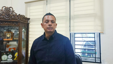Ketua Umum NPC Sumut, Alan Sastra Ginting. (B.S.Putra/VIVA)