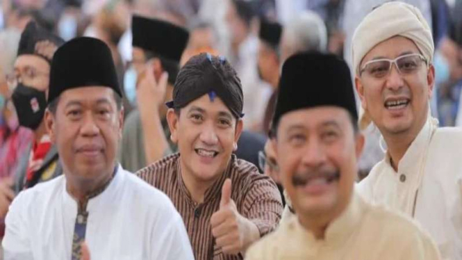 Sekda Majalengka Eman Suherman (kiri).