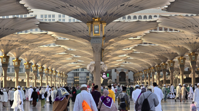 Suasana di Masjid Nabawi, Foto: Dokumen Kemenag