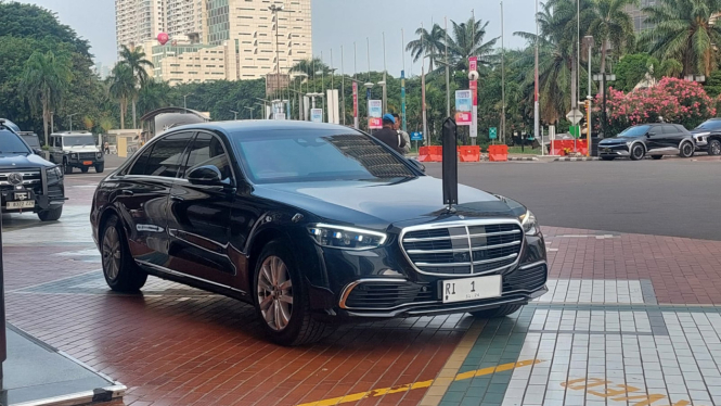 Mobil Presiden Jokowi saat di Jakarta