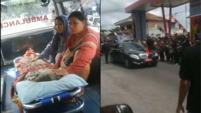 Viral Mobil Ambulans Bawa Pasien Disetop Rombongan Mobil Presiden