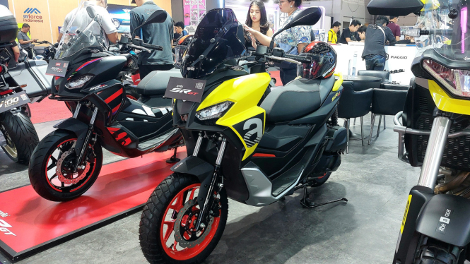Aprilia SR GT 200 di Jakarta Fair 2024