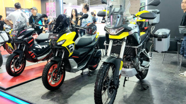 Aprilia Tuareg 660 di Jakarta Fair