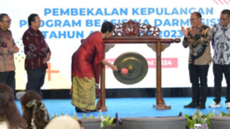 Kemendikbudristek Lepas 281 Mahasiswa Internasional Program Darmasiswa RI 2023/2024