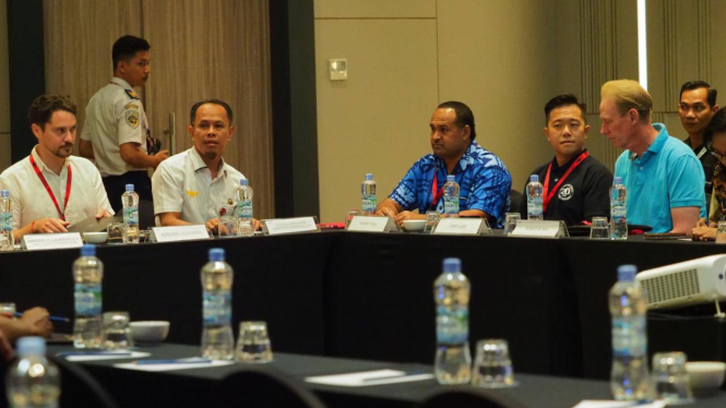 Proses audit di Bandara Soekarno-Hatta, Tangerang