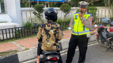 Polisi heran melihat pelat nomor Honda BeAT ini
