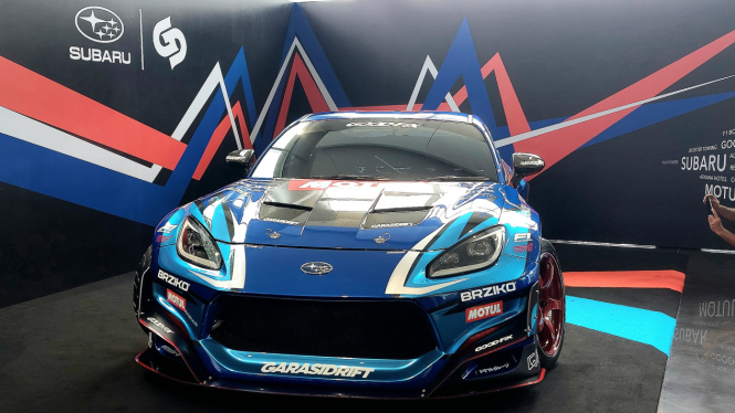 Subaru BRZ jadi mobil drift