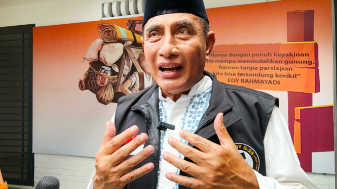 Bacalon Gubernur Sumut, Edy Rahmayadi. (B.S.Putra/VIVA)