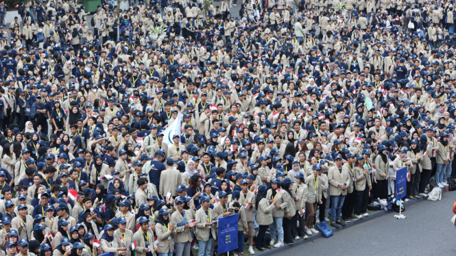 Mahasiswa KKN PPM UGM 2024 (dok UGM)