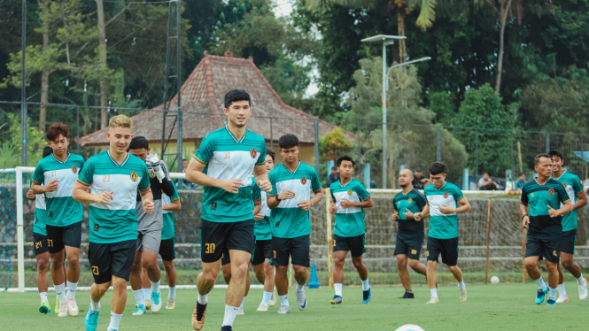 Para pemain PSS Sleman sedang berlatih (dok PSS Sleman)
