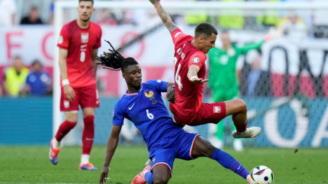 Eduardo Camavinga bersama Timnas Prancis di EURO 2024