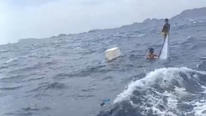 Kapal nelayan tenggelam di Pulau Padar, Labuan Bajo