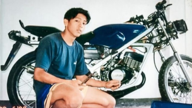 Motor pertama Ariel Noah. Suzuki RGR 150