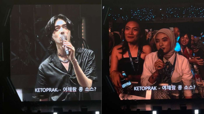 TREASURE direkomendasikan makanan Ketoprak oleh fans