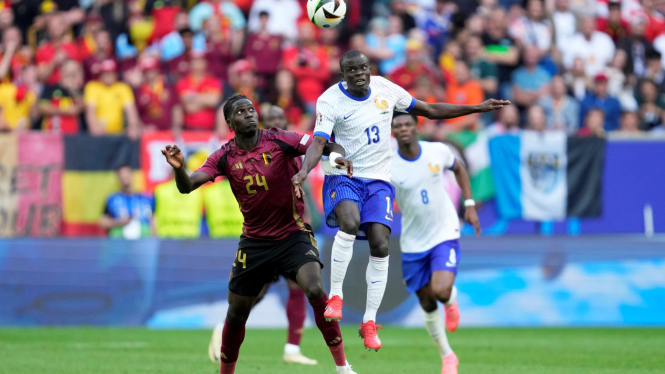 Duel Timnas Prancis vs Belgia