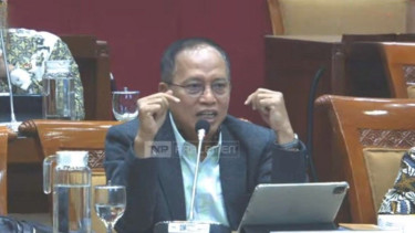 Mantan Menristekdikti Mohamad Nasir saat RDPU di Komisi X DPR RI