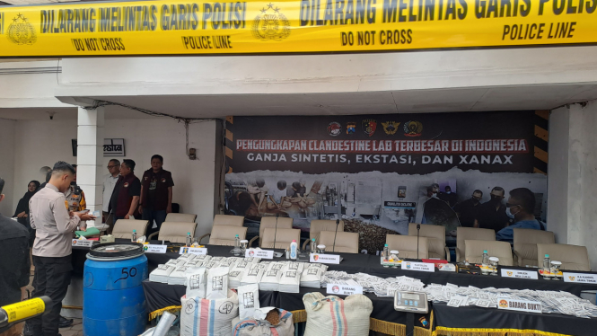 Clandestine Laboratory terbesar di Indonesia. 