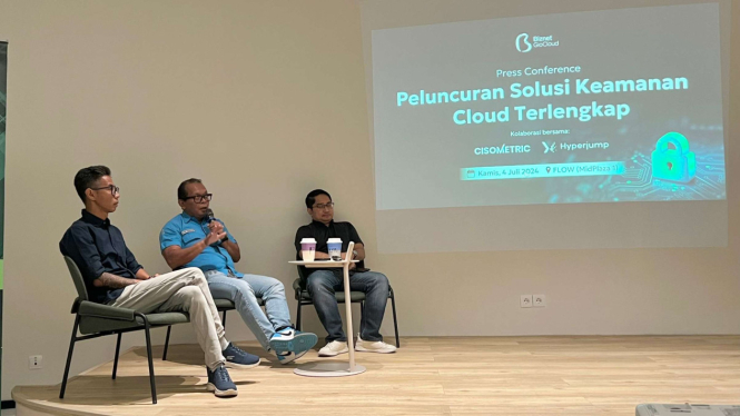 Peluncuran solusi keamanan cloud oleh Biznet Gio, Cisometric dan Hyperjump.