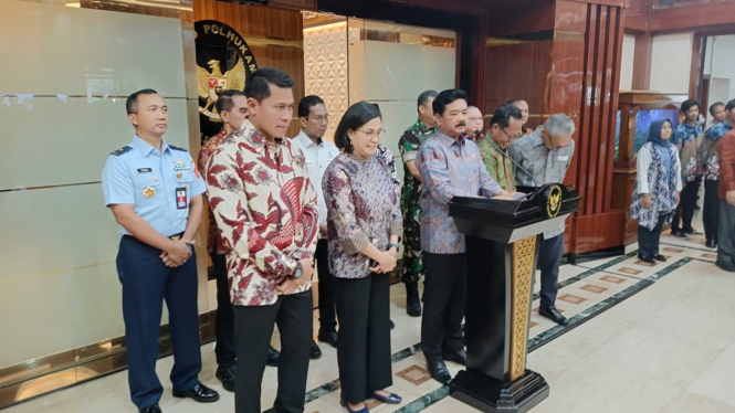 Konferensi Pers Penandatanganan Berita Acara Serah Terima Penetapan Status Penggunaan Aset Properti Eks BLBI