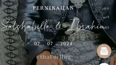 Diduga Undangan Pernikahan Salshabilla Adriani dan Ibrahim Risyad