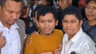 Detik-detik Pegi Setiawan keluar dari tahanan Polda Jabar