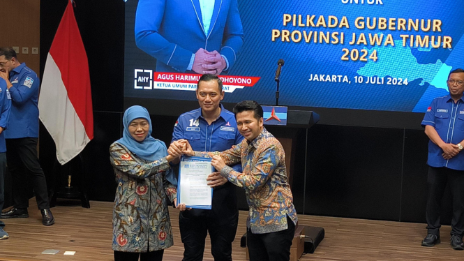 Partai Demokrat Resmi Usung Khofifah-Emil Dardak di Pilkada Jawa Timur