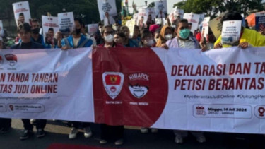 Mahasiswa demo judi online