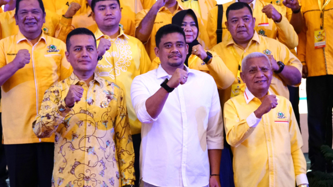 Bacalon Gubernur dan Wakil Gubernur Sumut 2024, Bobby Nasution - Surya.(dok DPD Golkar Sumut)