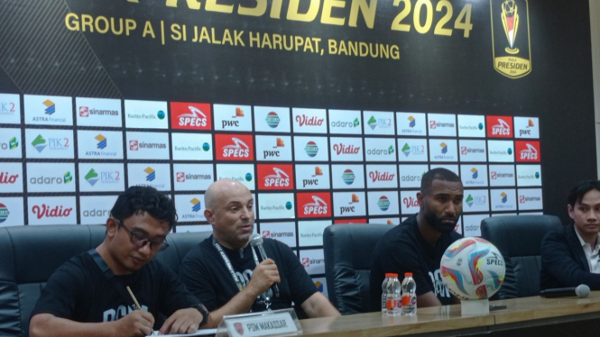 Pelatih PSM Makassar, Bernardo Tavares (foto : Dede Idrus) 