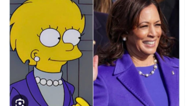 Film kartun The Simpsons memprediksi masa depan Kamala Harris.