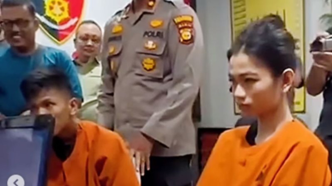 Waria cantik pelaku pemerasan di Pekanbaru.