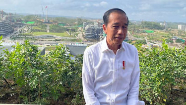 Presiden Jokowi Mulai Kerja Perdana di Kantor Presiden IKN Nusantara