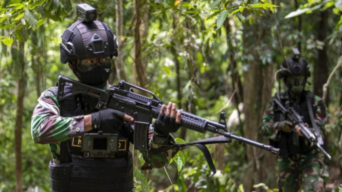 VIVA Militer: Prajurit TNI di Papua.