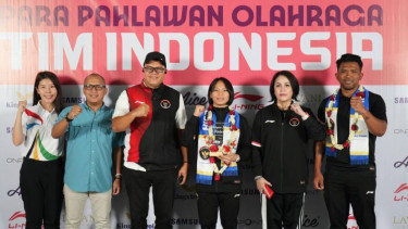 Tim judo Indonesia tiba usai tampil di Olimpiade 2024